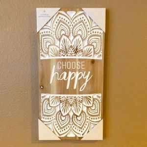 Choose Happy Wall Decor